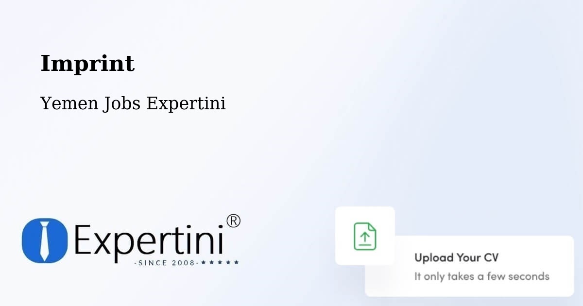 Imprint – Daw'An - Yemen Jobs Expertini